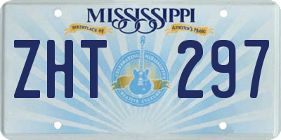 MS license plate ZHT297