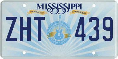 MS license plate ZHT439