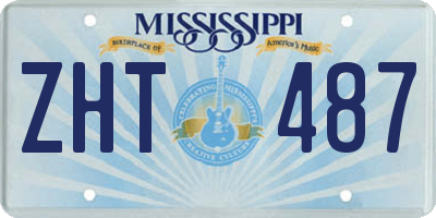 MS license plate ZHT487