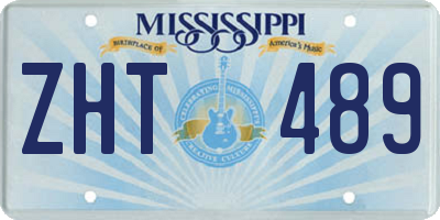 MS license plate ZHT489