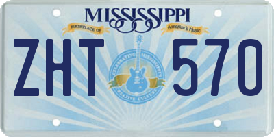 MS license plate ZHT570