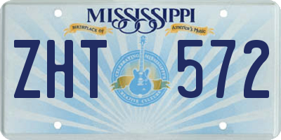 MS license plate ZHT572