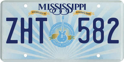 MS license plate ZHT582