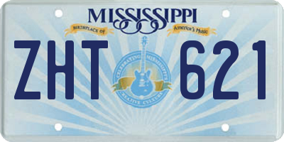 MS license plate ZHT621
