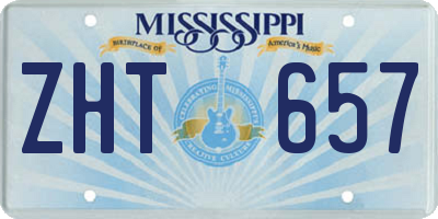 MS license plate ZHT657