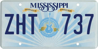 MS license plate ZHT737