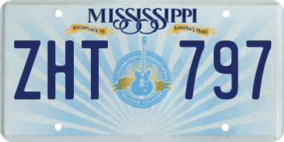 MS license plate ZHT797