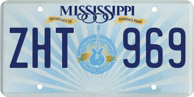 MS license plate ZHT969