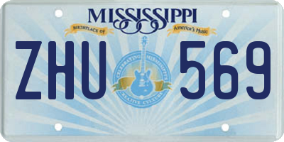 MS license plate ZHU569