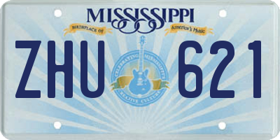 MS license plate ZHU621