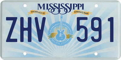 MS license plate ZHV591