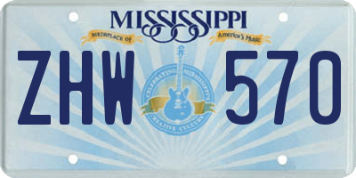 MS license plate ZHW570