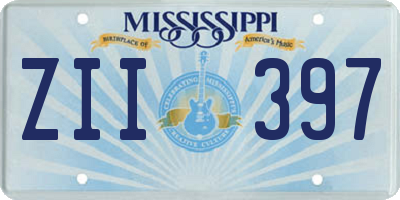 MS license plate ZII397