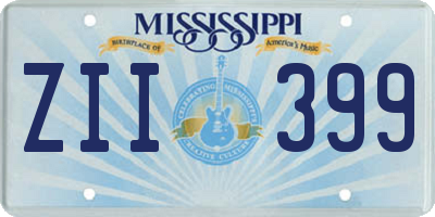 MS license plate ZII399