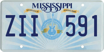 MS license plate ZII591
