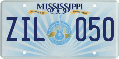 MS license plate ZIL050
