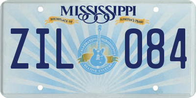 MS license plate ZIL084