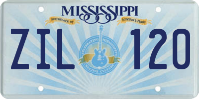 MS license plate ZIL120