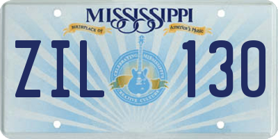 MS license plate ZIL130