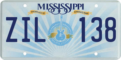 MS license plate ZIL138