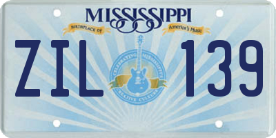MS license plate ZIL139