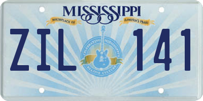 MS license plate ZIL141