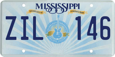 MS license plate ZIL146