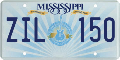 MS license plate ZIL150