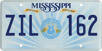 MS license plate ZIL162