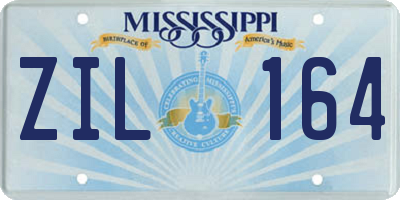 MS license plate ZIL164