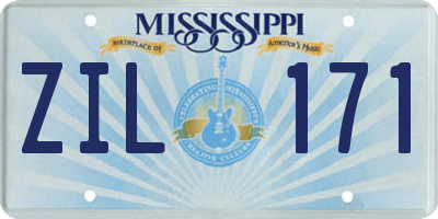 MS license plate ZIL171