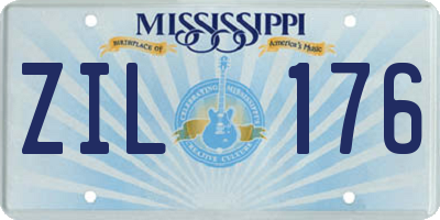 MS license plate ZIL176