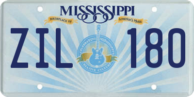 MS license plate ZIL180