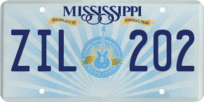 MS license plate ZIL202