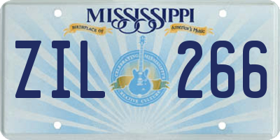 MS license plate ZIL266