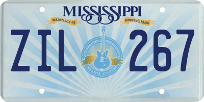 MS license plate ZIL267