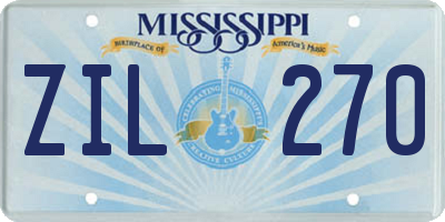 MS license plate ZIL270