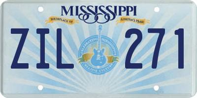 MS license plate ZIL271