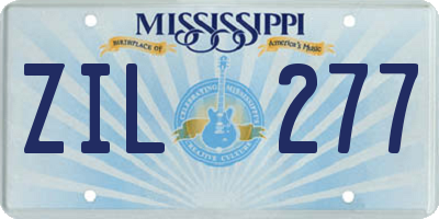 MS license plate ZIL277