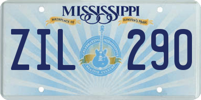 MS license plate ZIL290