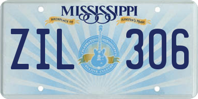 MS license plate ZIL306