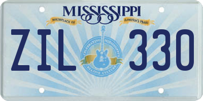 MS license plate ZIL330