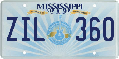 MS license plate ZIL360