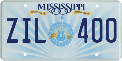 MS license plate ZIL400