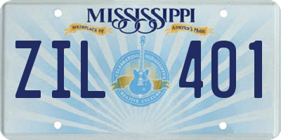 MS license plate ZIL401