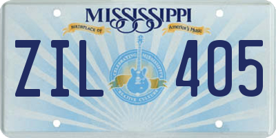 MS license plate ZIL405