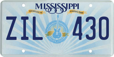MS license plate ZIL430