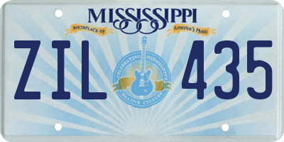 MS license plate ZIL435
