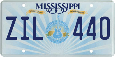 MS license plate ZIL440