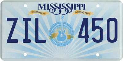 MS license plate ZIL450